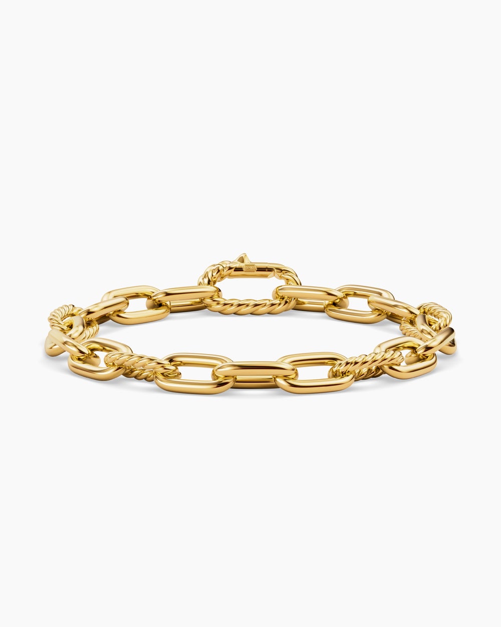 Mens DY Madison Chain Bracelet in 18K Yellow Gold, 8.5mm