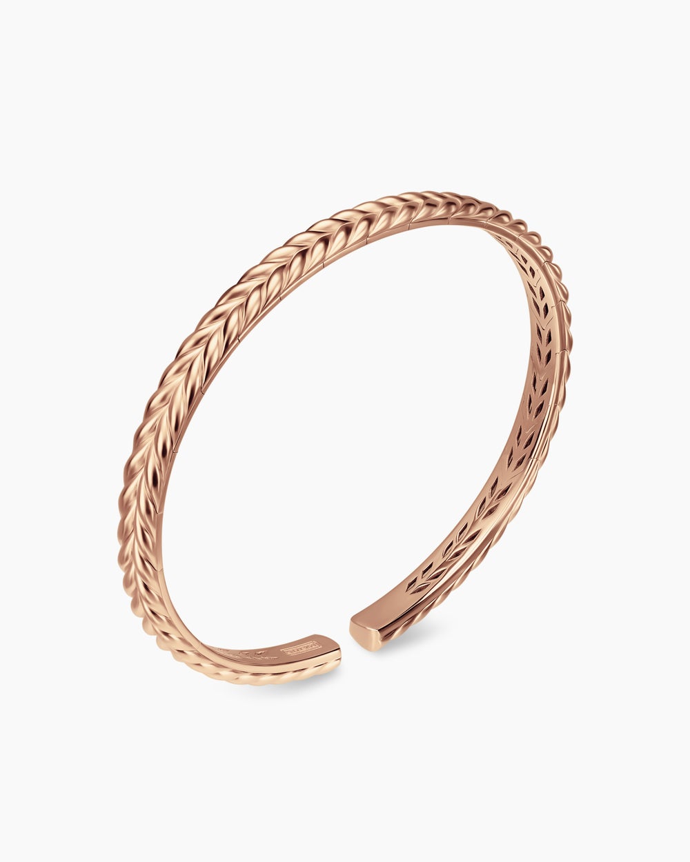 Bracelet Chevron Flex en or rose 18 carats, 5,2 mm homme