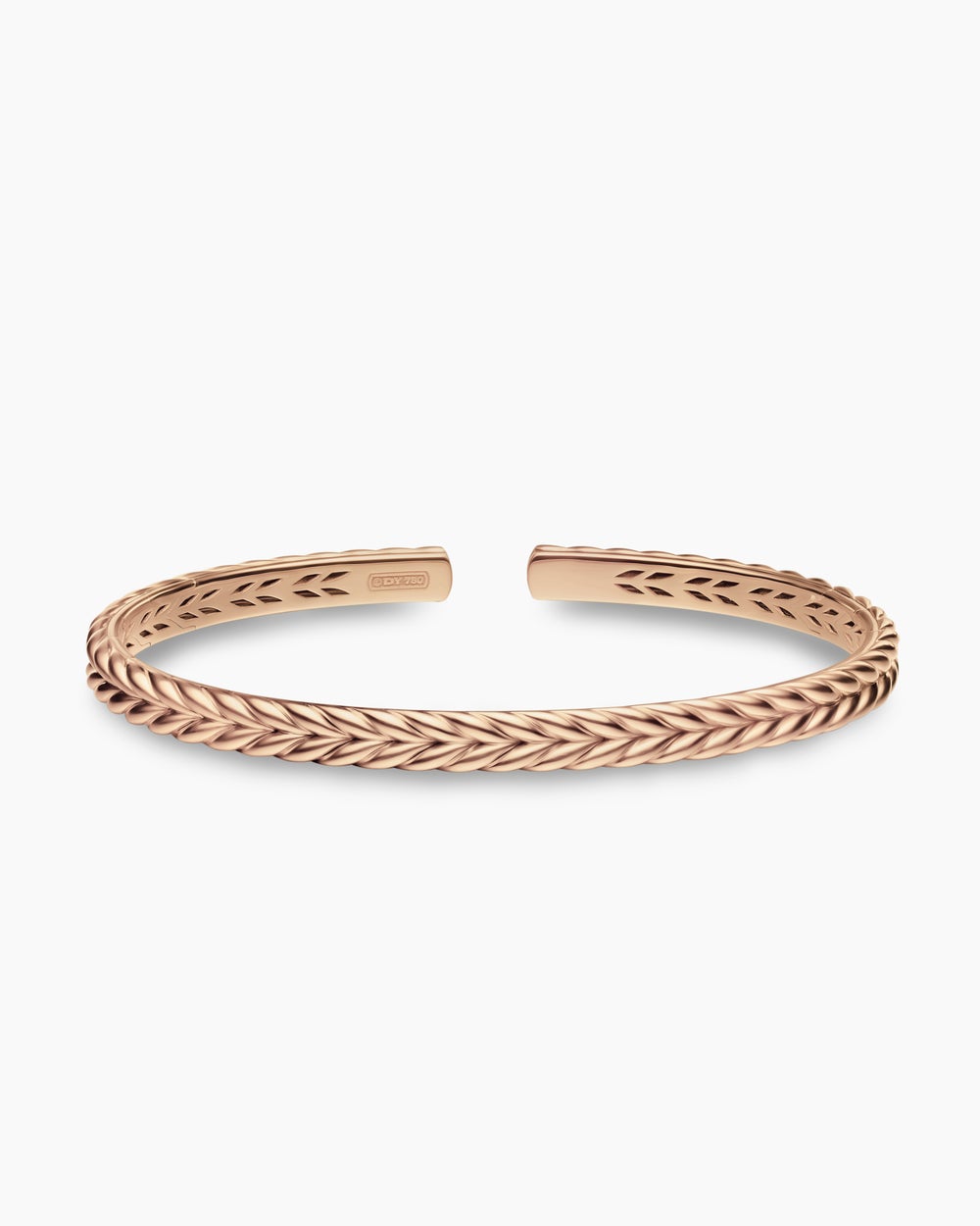 Bracelet Chevron Flex en or rose 18 carats, 5,2 mm homme