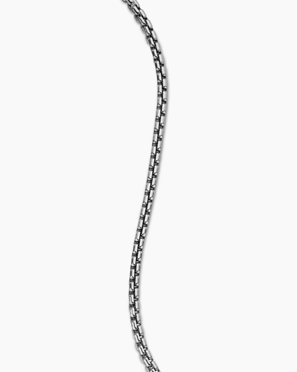 Box Chain Bracelet in Sterling Silver, 2.7mm