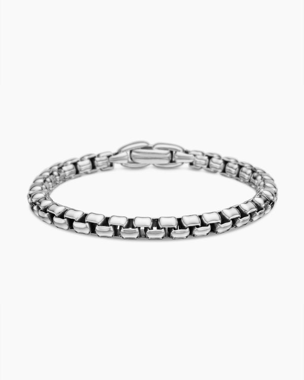 Bracelet Box Chain en argent sterling, 5 mm
