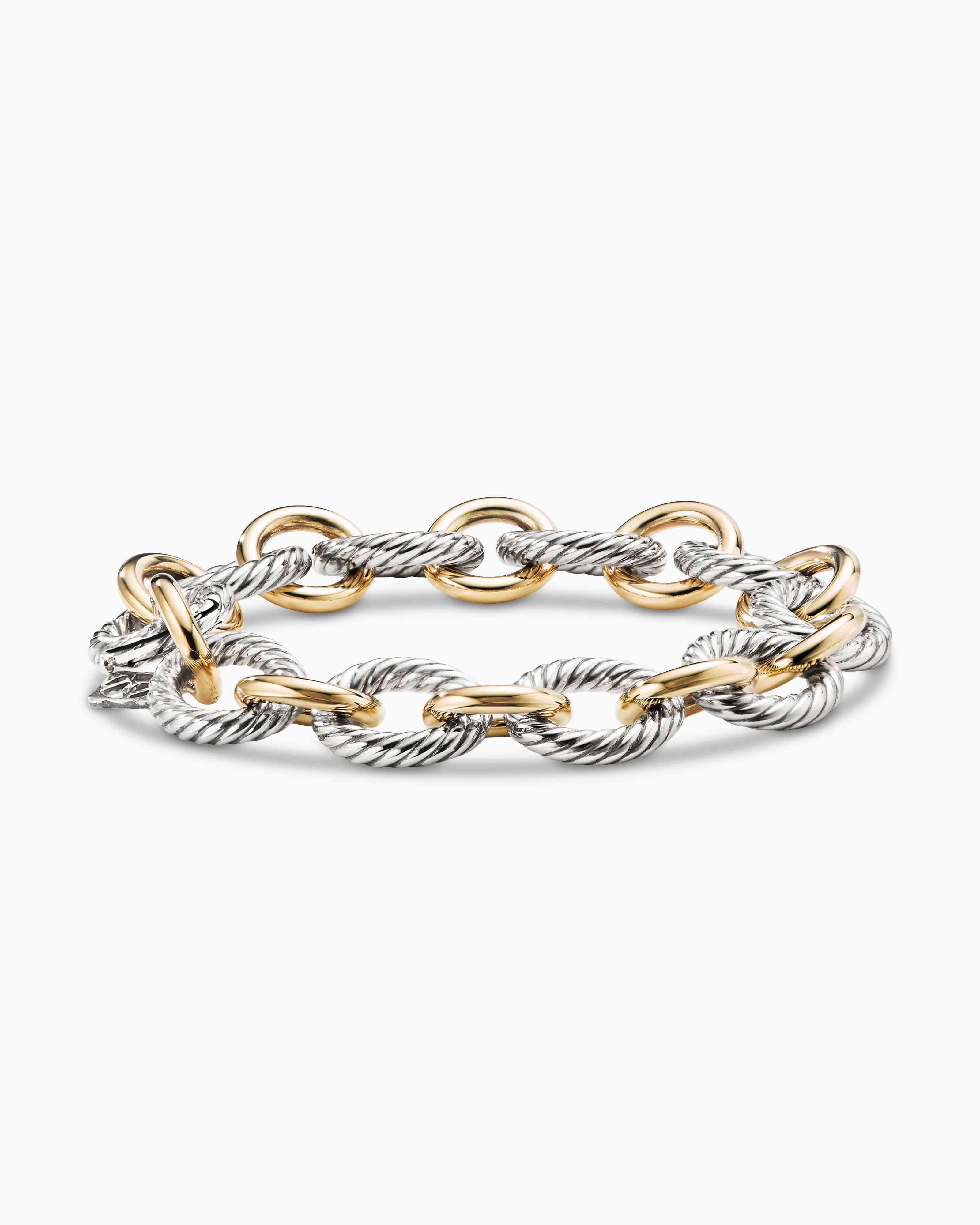 David Yurman Cable Classic Pave Tip Sterling Silver Bracelet | New York  Jewelers Chicago