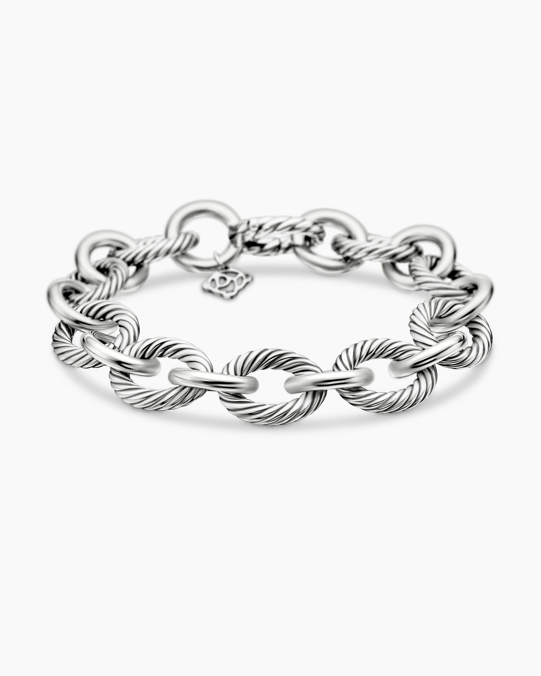 Sterling Silver Oval Link Chain Bracelet | David Yurman