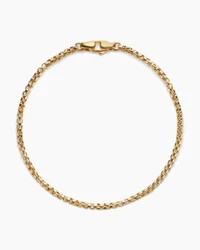 Box Chain Bracelet in 18K Yellow Gold, 2.7mm