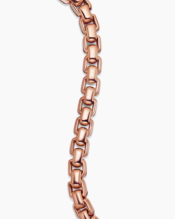 Bracelet Box Chain en or rose 18 carats, 7,3 mm