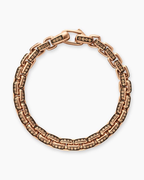 Bracelet Box Chain en or rose 18 carats, 7,3 mm