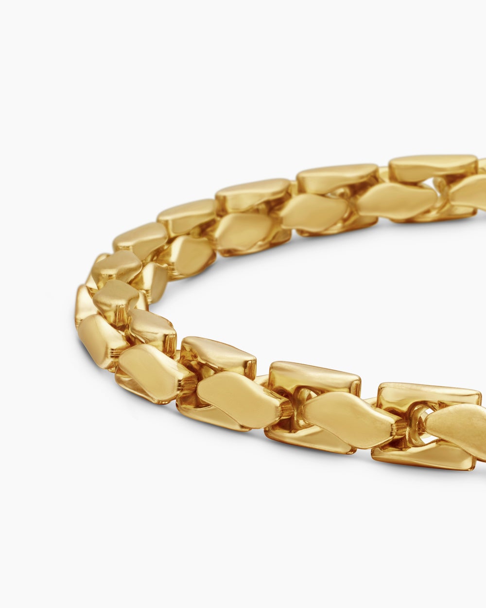 Bracelet chaîne à petites cannelures en or jaune 18 carats, 5 mm hommes
