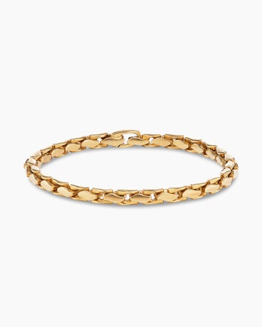 Fluted Chain Bracelet in 18K Yellow Gold, 5mm