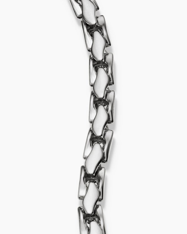 Bracelet Fluted Chain en argent sterling, 5 mm