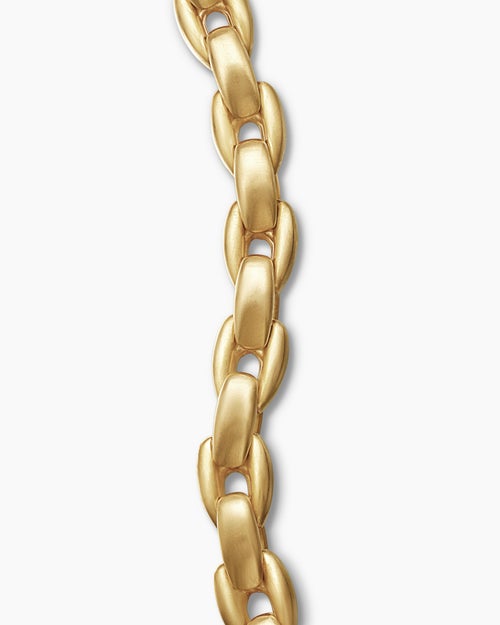 Mens Streamline® Elongated Chain Bracelet in 18K Yellow Gold, 6mm