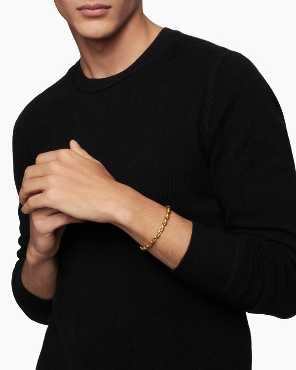 Streamline® Elongated Chain Bracelet in 18K Yellow Gold, 6mm