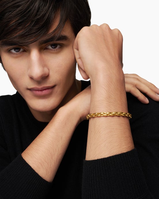 Streamline® Elongated Chain Bracelet in 18K Yellow Gold, 6mm