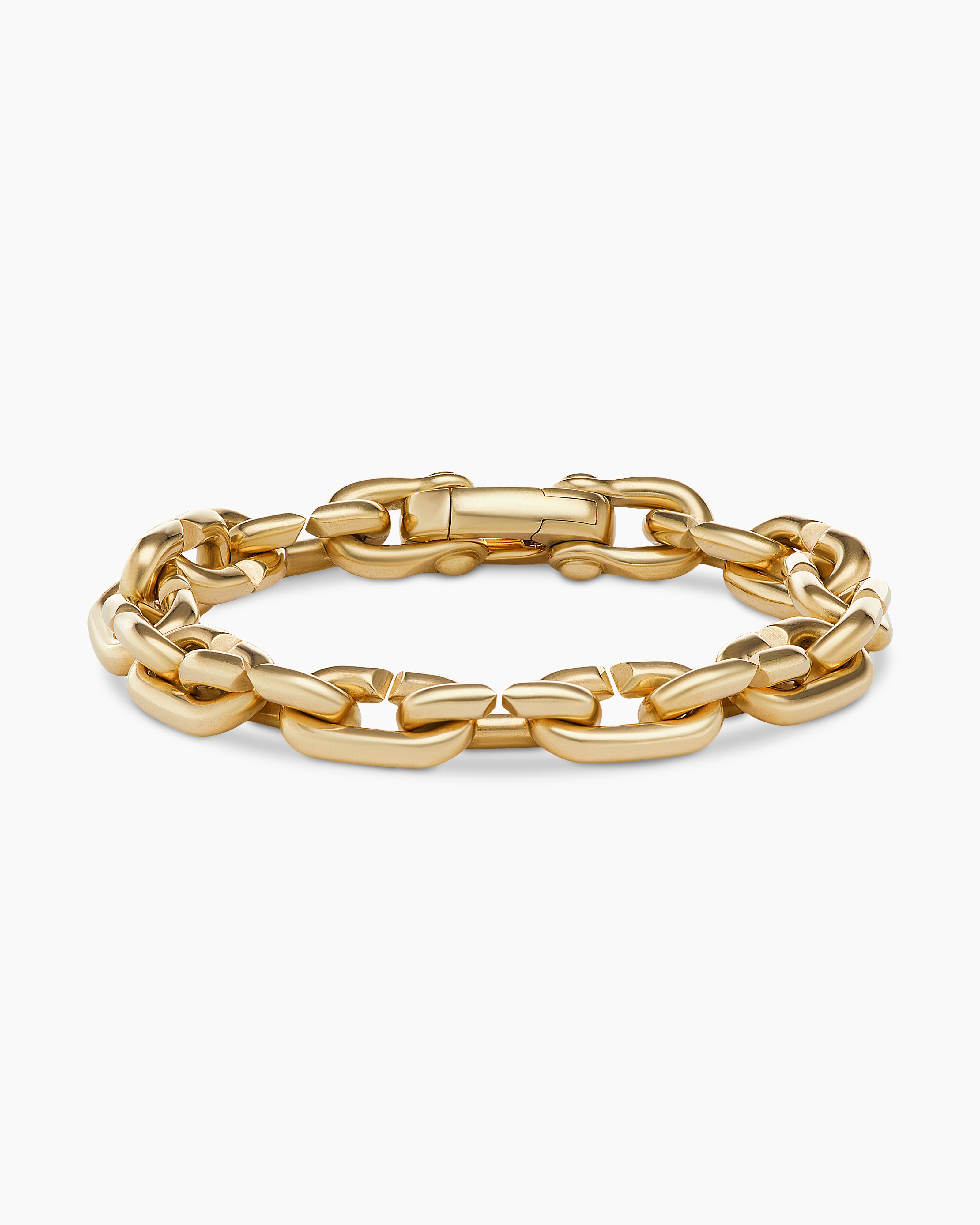 Chain Links Bracelet in 18K Yellow Gold, 10.3mm