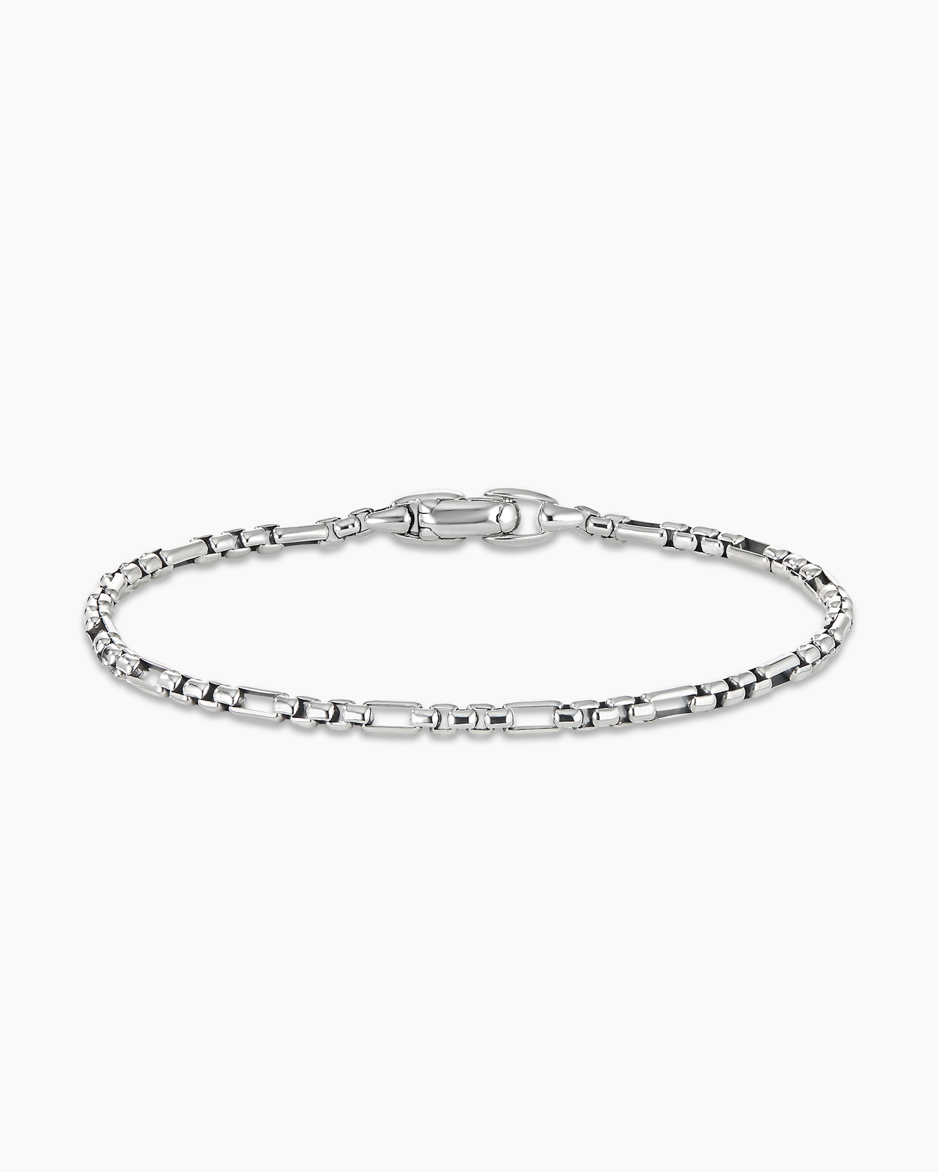 Classic Cable Bracelet in Sterling Silver with 14K Yellow Gold, 7mm | David  Yurman