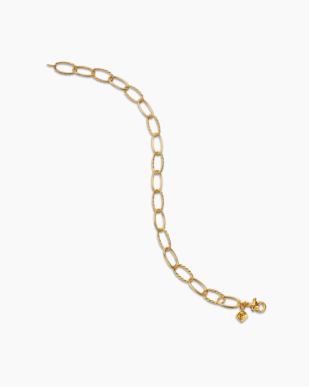 Bracelet Oval Link en or jaune 18 carats, 11,3 mm femme