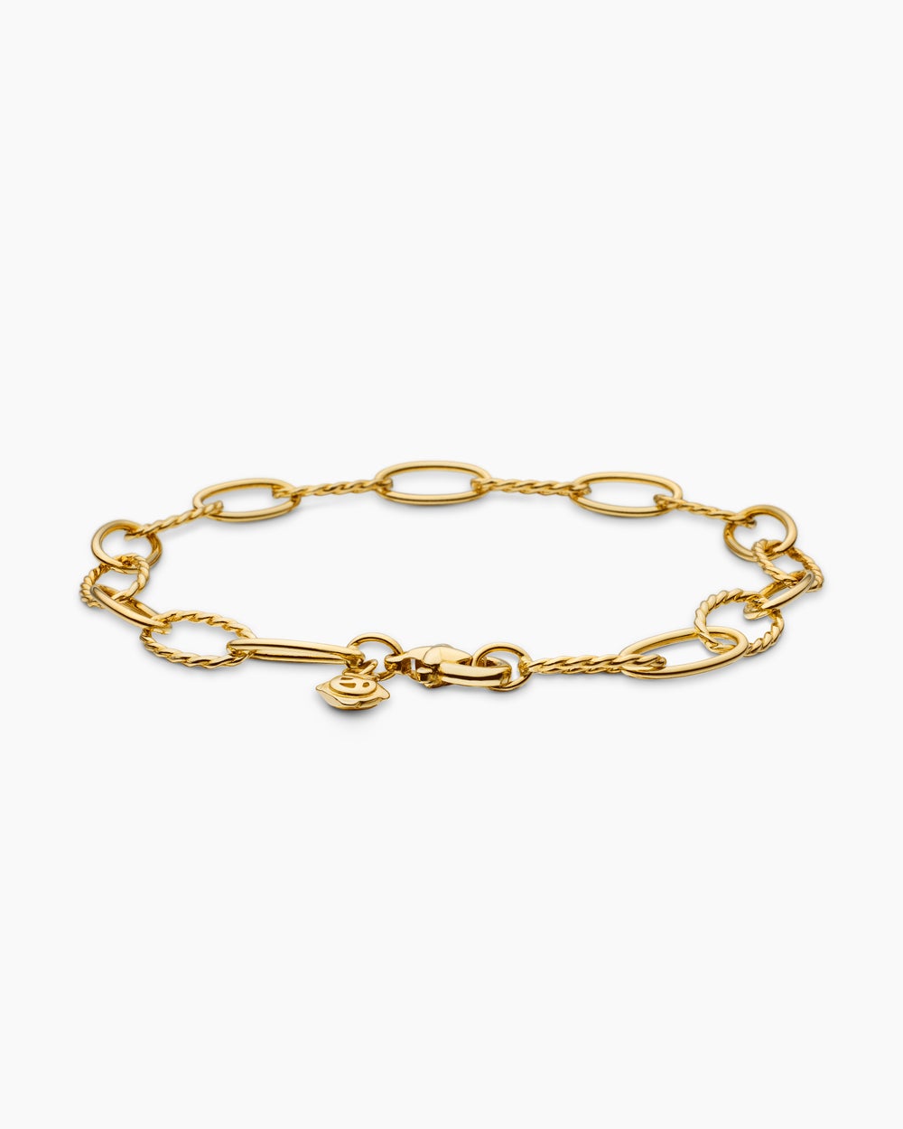 Bracelet Oval Link en or jaune 18 carats, 11,3 mm femme