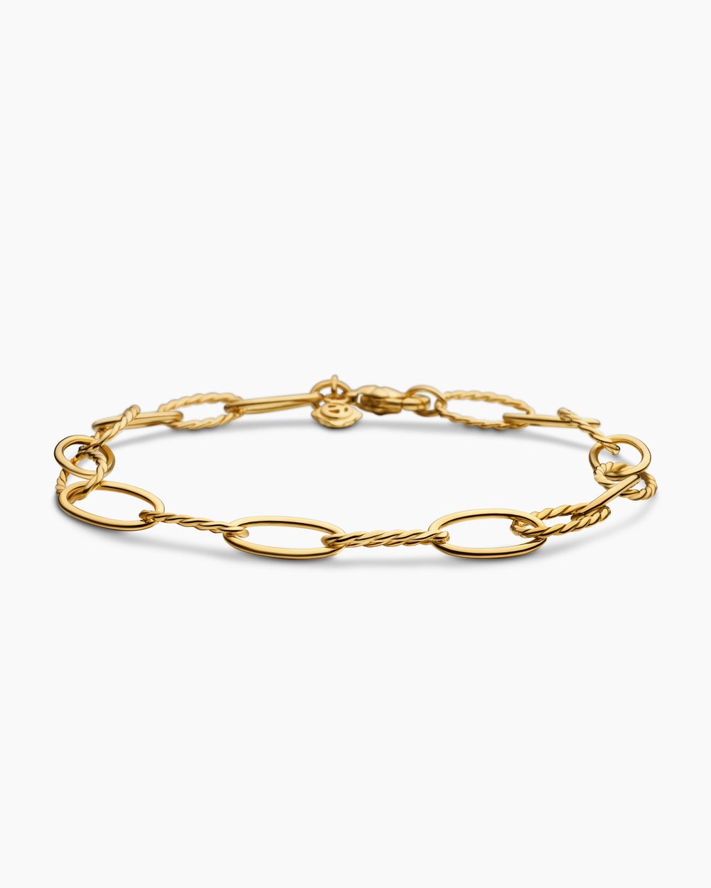 Bracelet Oval Link en or jaune 18 carats, 11,3 mm femme