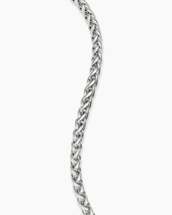 Bracelet chaîne de blé en argent sterling, 4 mm