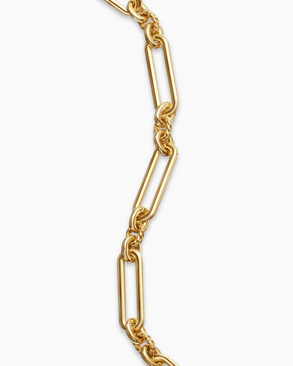 Bracelet en chaîne Lexington en or jaune 18 carats, 6,5 mm