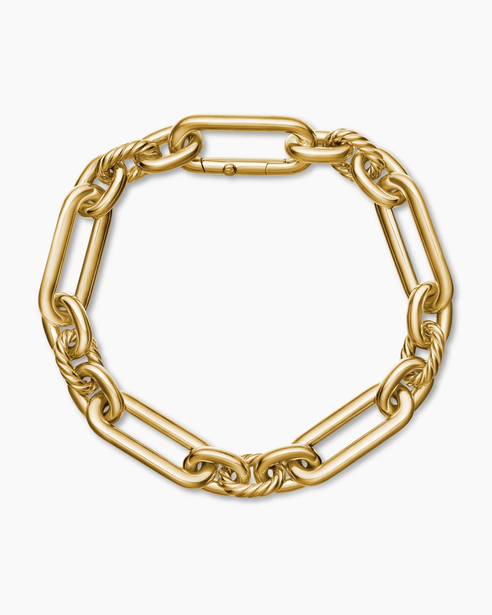 Bracelet chaîne Lexington en or jaune 18 carats, 9,8 mm pour femmes