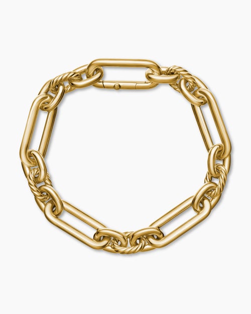 Womens Lexington Chain Bracelet in 18K Yellow Gold, 9.8mm