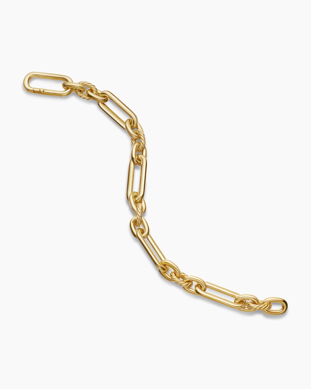 Bracelet chaîne Lexington en or jaune 18 carats, 9,8 mm pour femmes