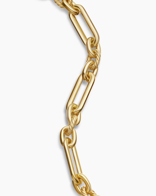 Womens Lexington Chain Bracelet in 18K Yellow Gold, 9.8mm