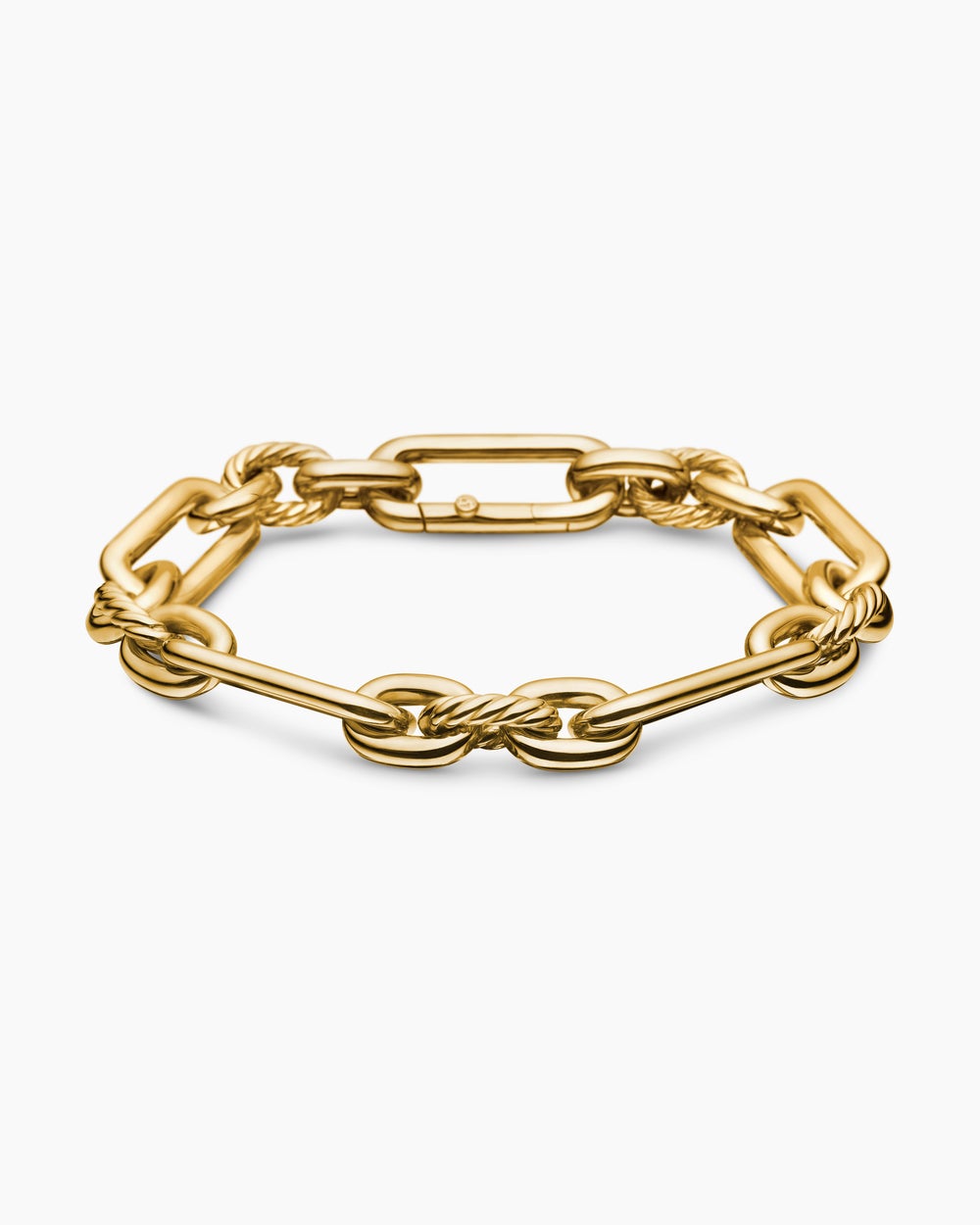 Bracelet chaîne Lexington en or jaune 18 carats, 9,8 mm pour femmes