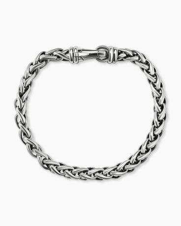 Wheat Chain Bracelet in Sterling Silver, 6mm