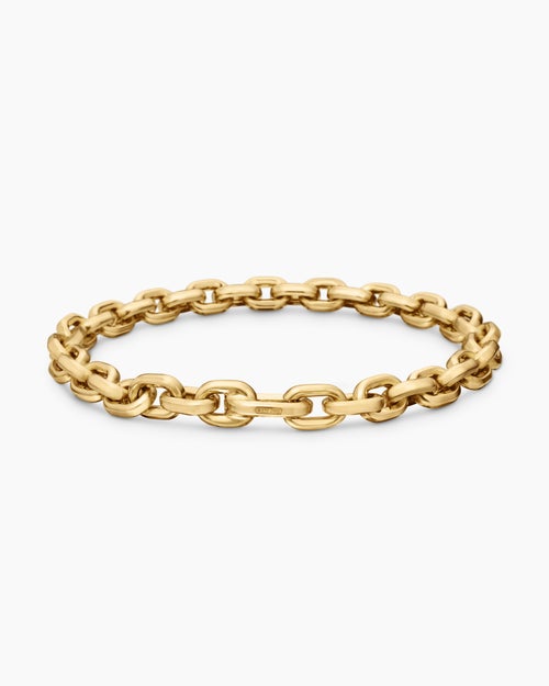 Mens Streamline® Link Bracelet in 18K Yellow Gold, 6.5mm
