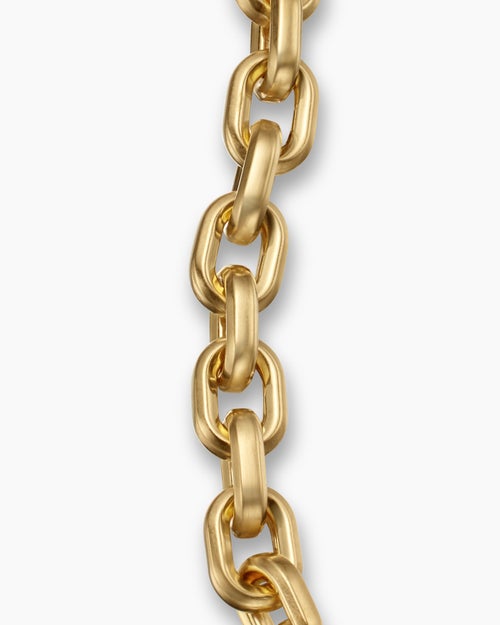 Mens Streamline Link Bracelet in 18K Yellow Gold, 6.5mm