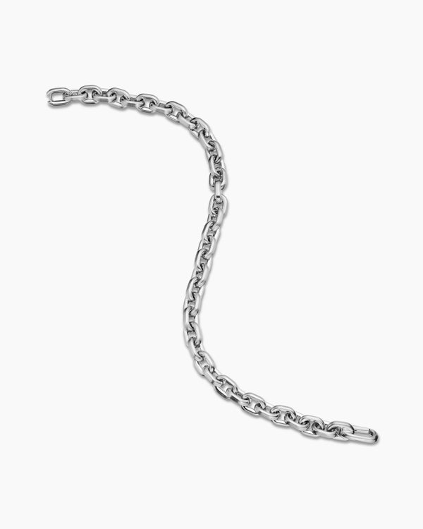Bracelet chaîne à maillons Deco en argent sterling, 6,5 mm