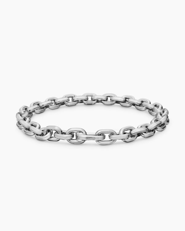 Bracelet chaîne à maillons Deco en argent sterling, 6,5 mm