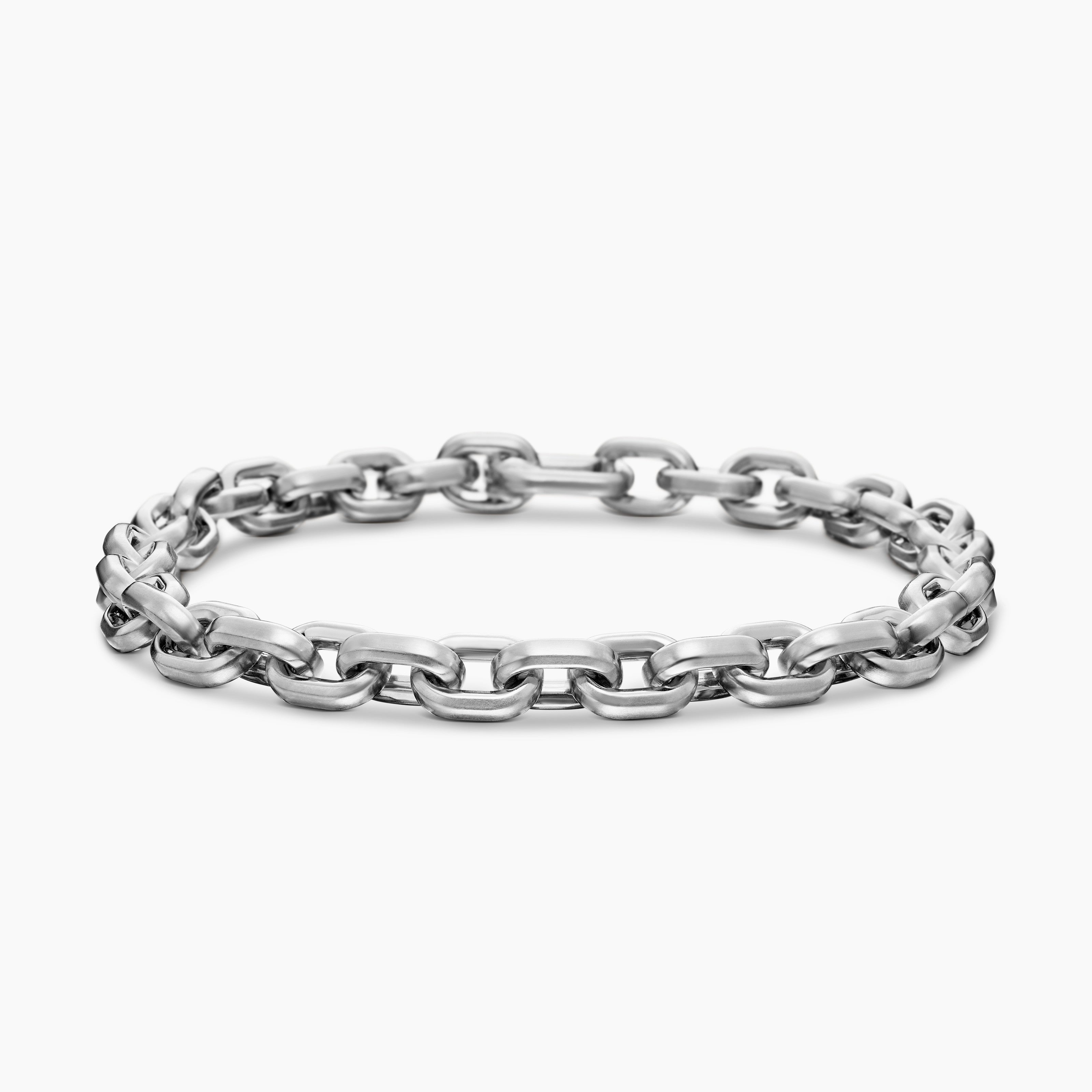 Bracelet &agrave; maillons Streamline&reg; en argent sterling, 6,5 mm hommes 
