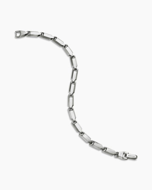 Mens Streamline® Link Bracelet in Sterling Silver, 6mm