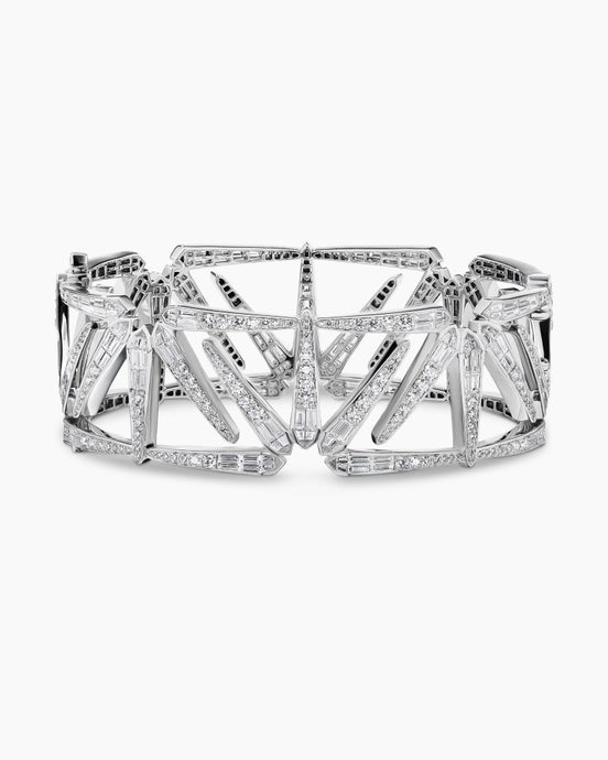 Liberty Bracelet in White Gold with Diamonds