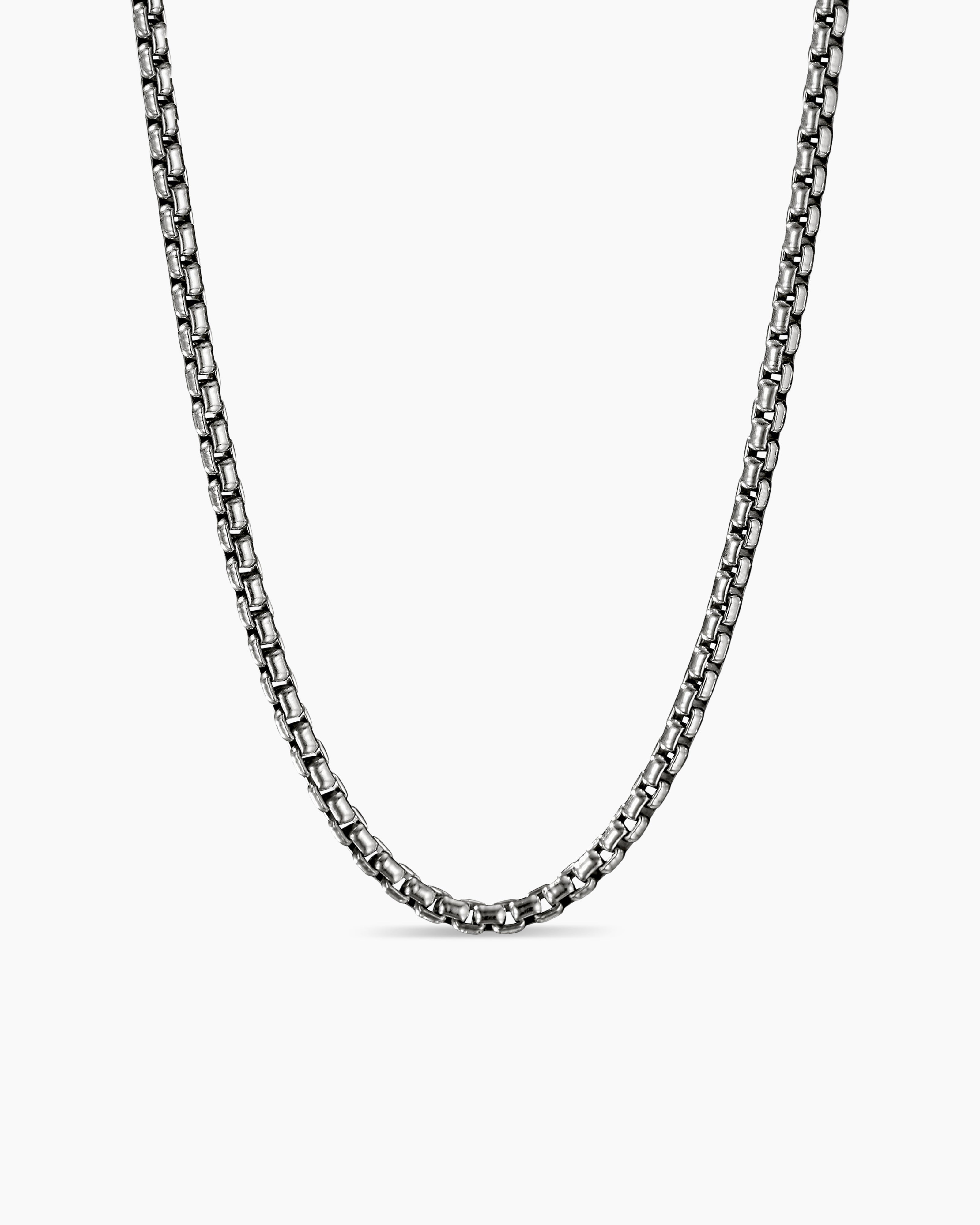 David Yurman Medium Box Chain Necklace 3.6mm