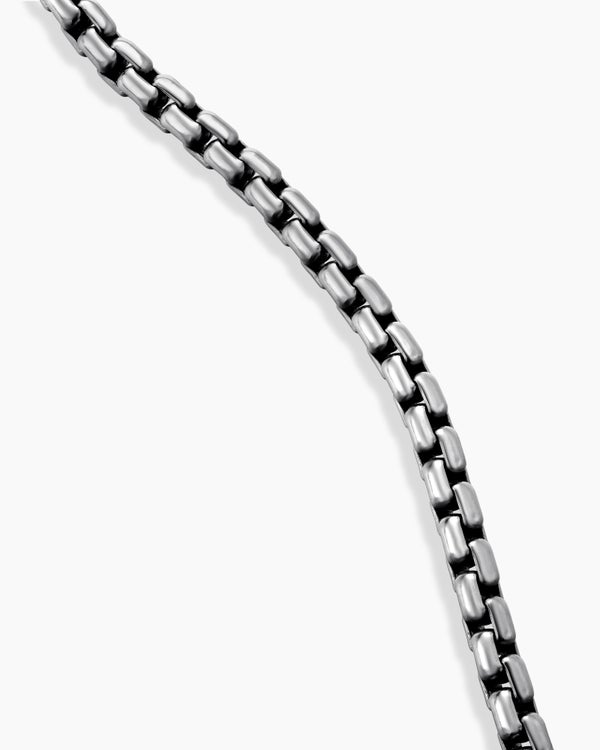Collier Box Chain en or blanc 18 carats, 2,7 mm