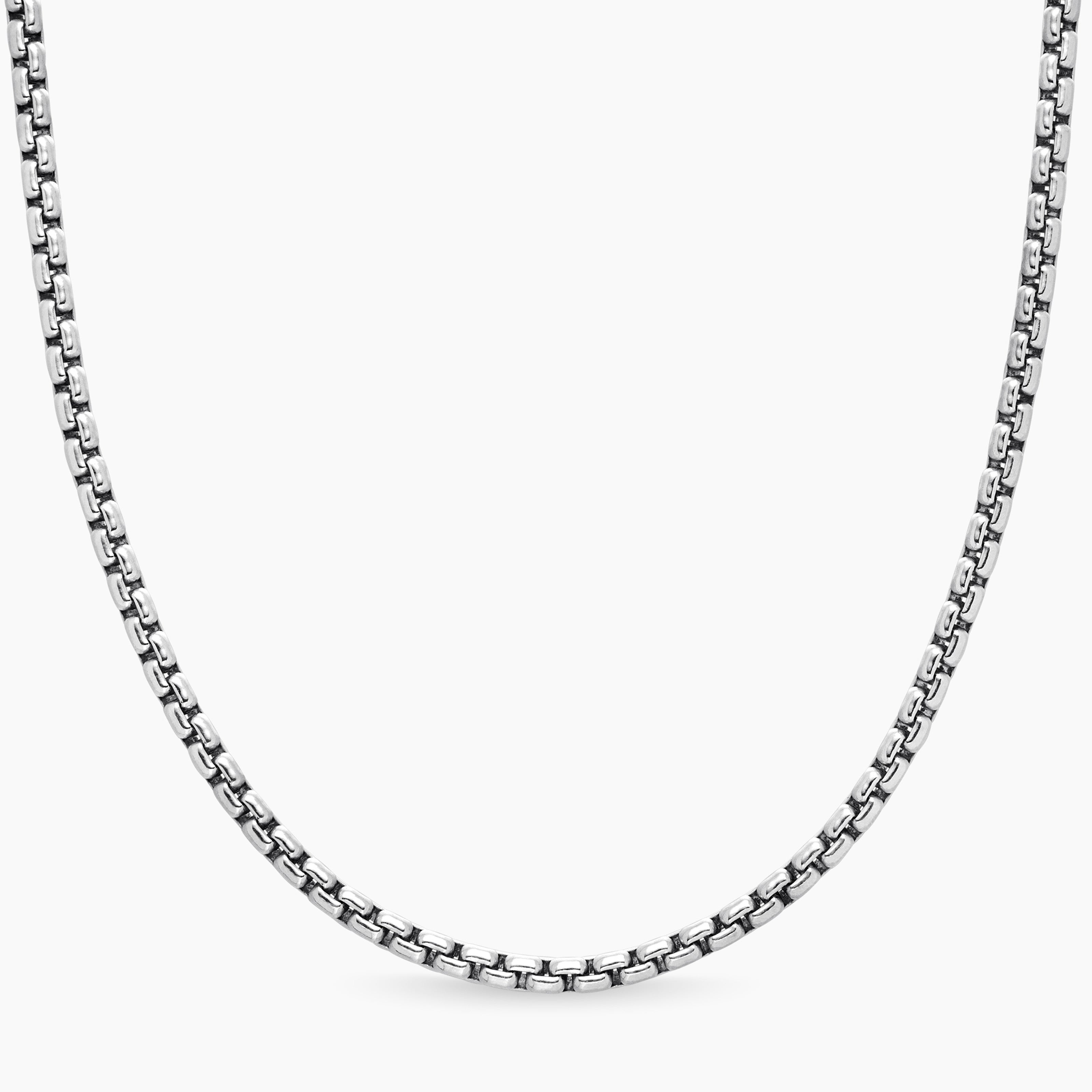 Men's platinum necklace for outlet sale