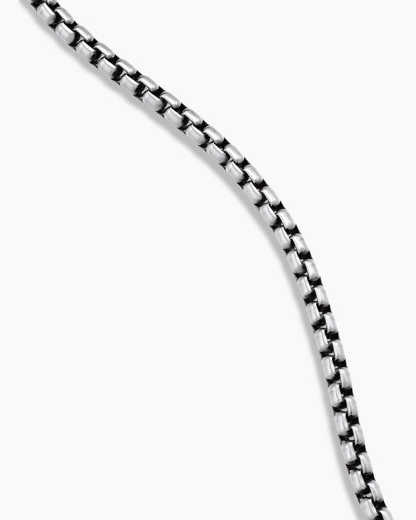 Collier Box Chain en argent sterling, 2,7 mm