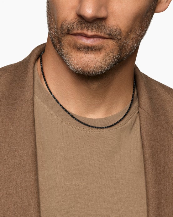 Box Chain Necklace in Stainless Steel, 2.7mm