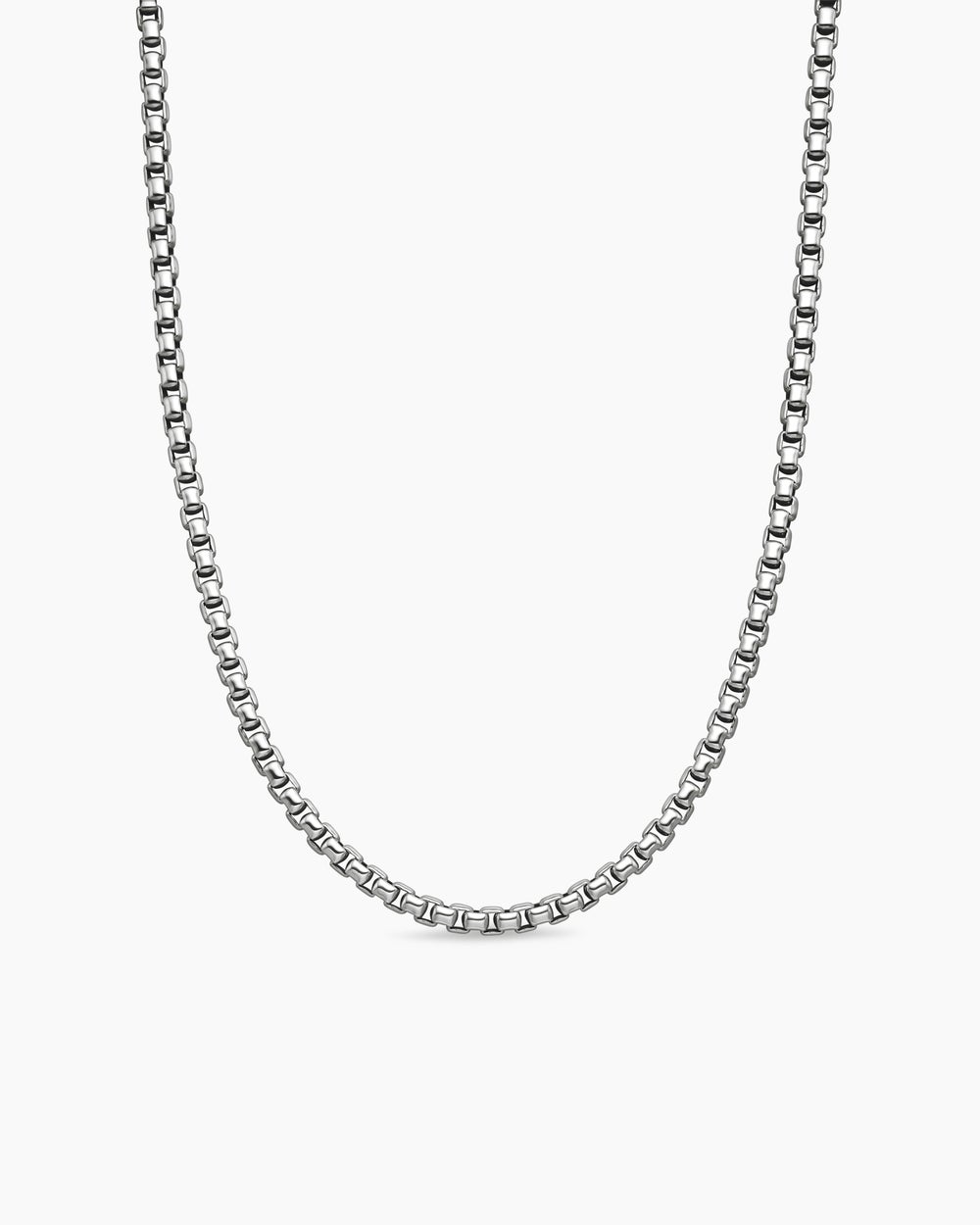 Collier Box Chain en argent sterling, 5,2 mm hommes
