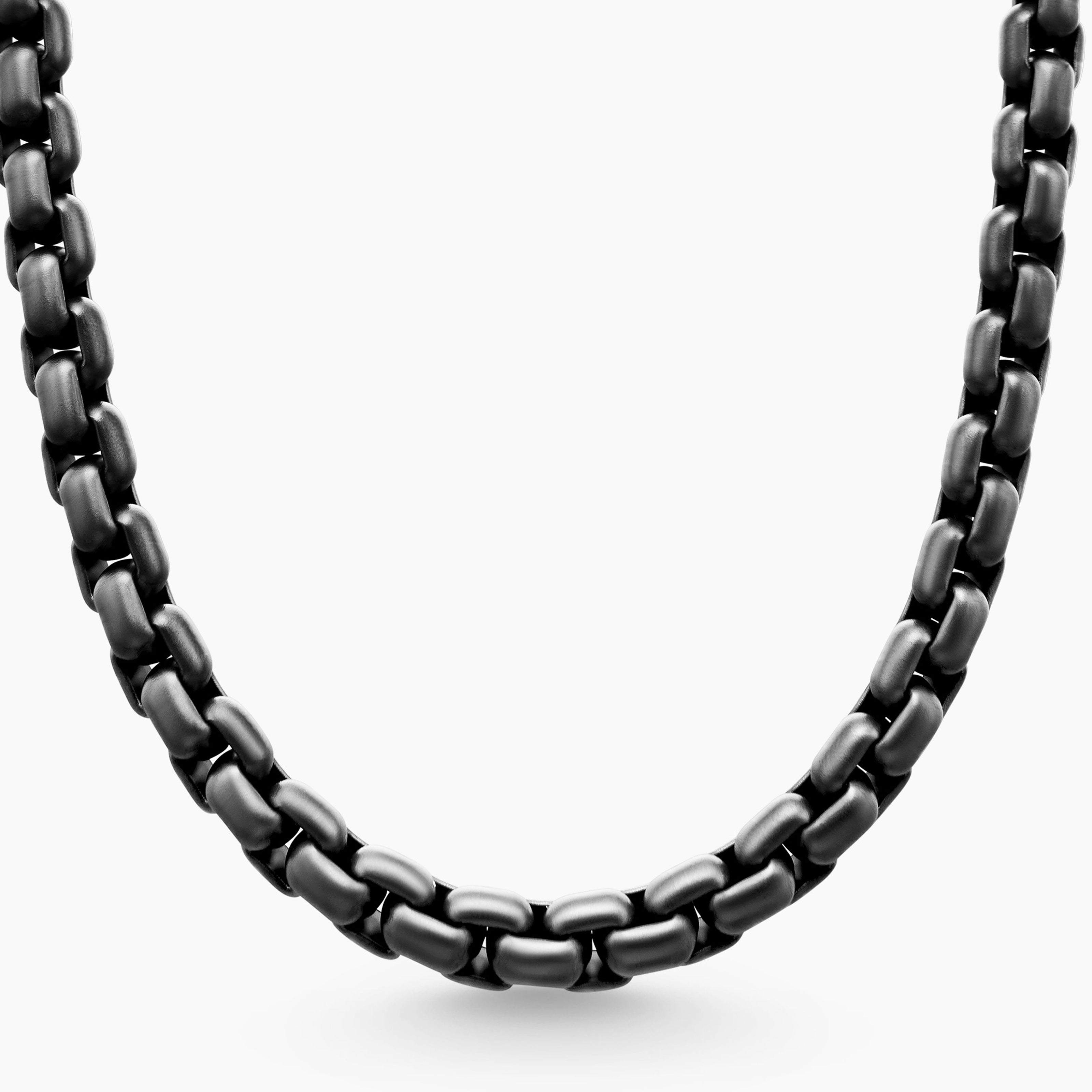 David Yurman Men's Box Chain Necklace in Stainless Steel