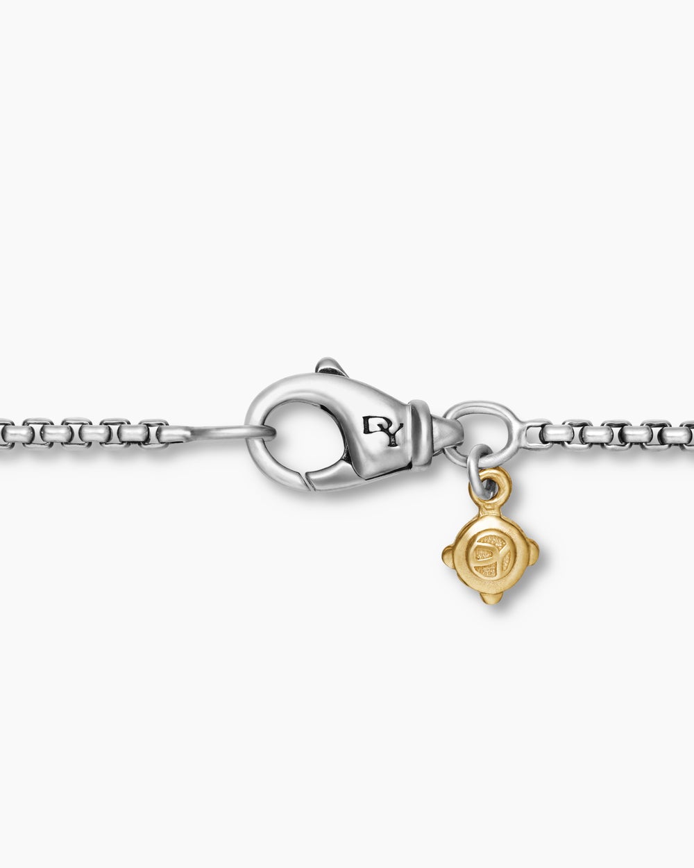Collier chaîne Lexington en argent sterling avec or jaune 18 carats, 9,8 mm pour femmes