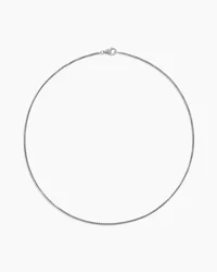 Box Chain Necklace in Sterling Silver, 1.7mm