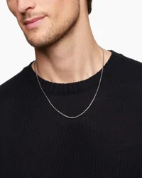 Box Chain Necklace in Sterling Silver, 1.7mm
