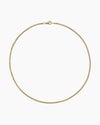 Box Chain Necklace in 18K Yellow Gold, 2.7mm Box Chain Necklace in 18K Yellow Gold, 2.7mm