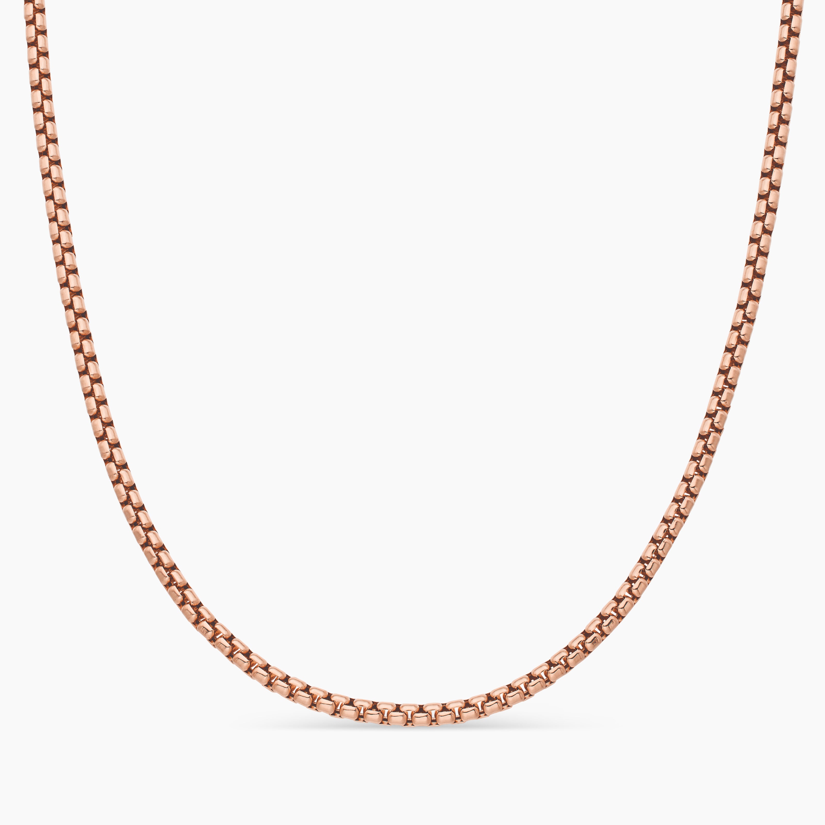 Men's 18K Yellow Gold Box Chain Necklace | David Yurman