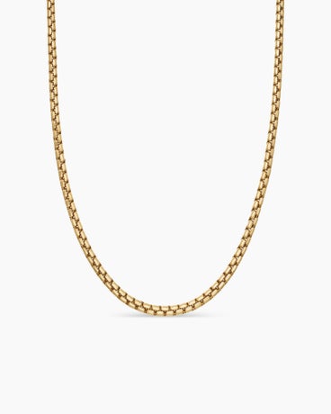 Box Chain Necklace in 18K Yellow Gold
