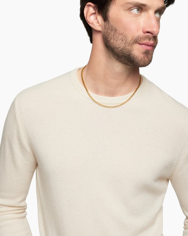 Collier Box Chain en or jaune 18 carats, 3,4 mm